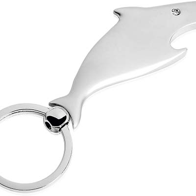 4.25in Shark Key Ring Bottle Opener