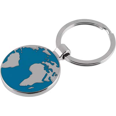 3.75in World Key Ring