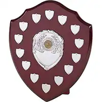 12in Perpetual 14 Silver Shield