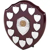 8in Perpetual 12 Silver Shield