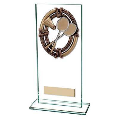 180mm Maverick Legacy Glass Badminton Award