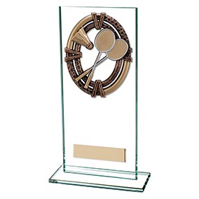 180mm Maverick Legacy Glass Badminton Award