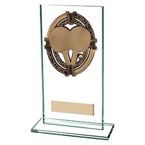 160mm Maverick Legacy Glass Table Tennis Award
