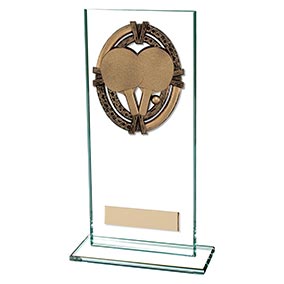 180mm Maverick Legacy Glass Table Tennis Award