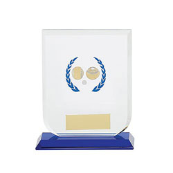 Gladiator Lawn Bowls Glass Award 120mm