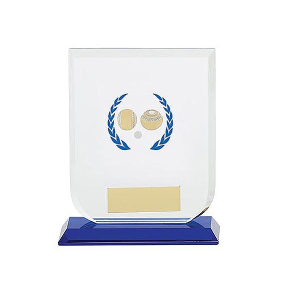 Gladiator Lawn Bowls Glass Award 140mm