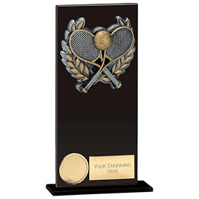 Euphoria Hero Black Glass Tennis Award 180mm