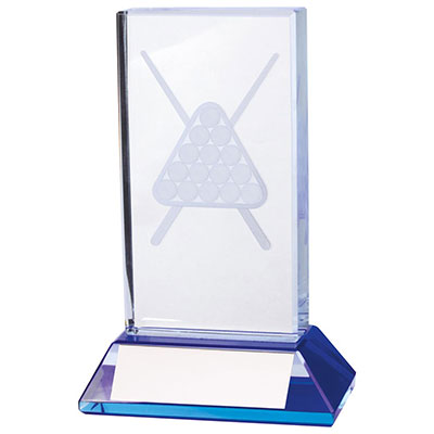 110mm Davenport Crystal Pool Snooker Award