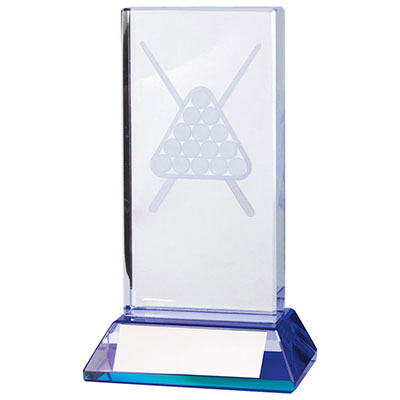 120mm Davenport Crystal Pool Snooker Award