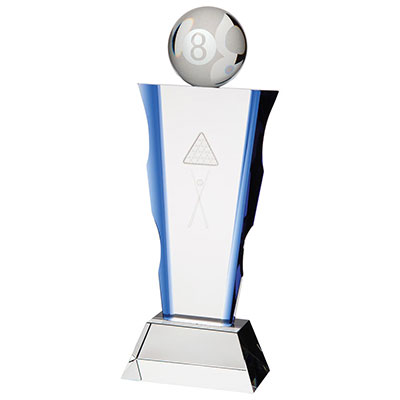 260mm Celestial Crystal Pool Snooker Award