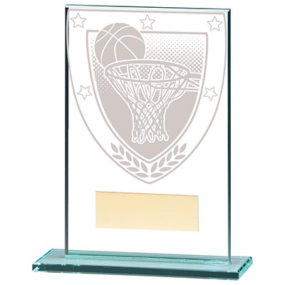 125mm Millenium Glass Basketball Award
