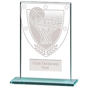 125mm Millenium Glass Basketball Award