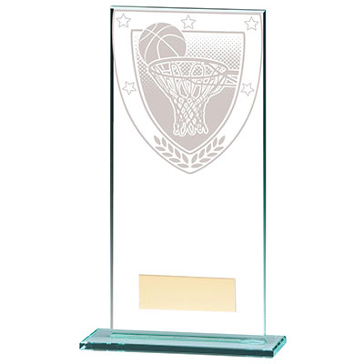 180mm Millenium Glass Basketball Award
