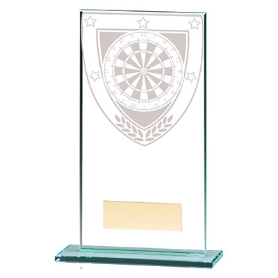160mm Millenium Glass Darts Award