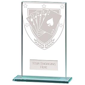 140mm Millenium Glass Poker Award