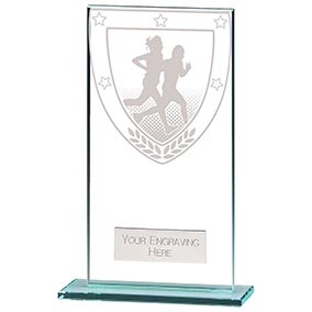 160mm Millenium Glass Running Award