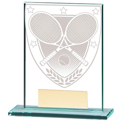 110mm Millennium Glass Tennis Award