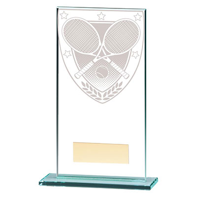160mm Millennium Glass Tennis Award