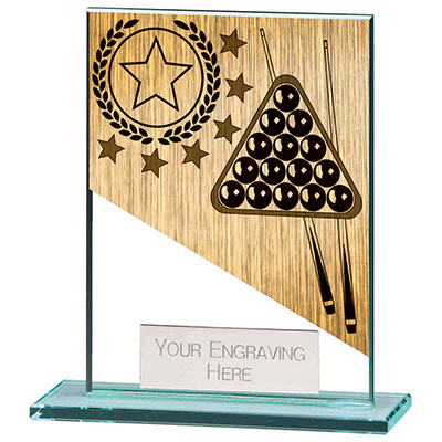 110mm Mustang Glass Snooker Award