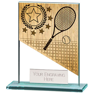 110mm Mustang Glass Tennis Award