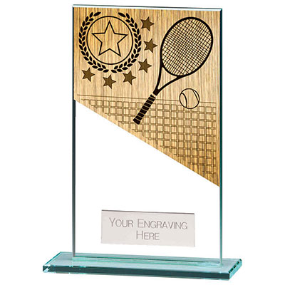 140mm Mustang Glass Tennis Award