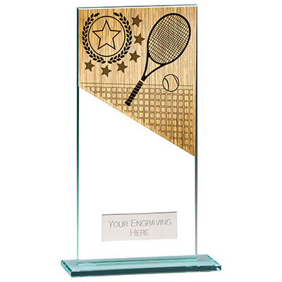 180mm Mustang Glass Tennis Award