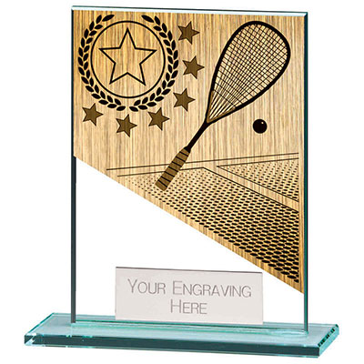 110mm Mustang Glass Squash Award