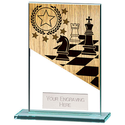 125mm Mustang Glass Chess Award