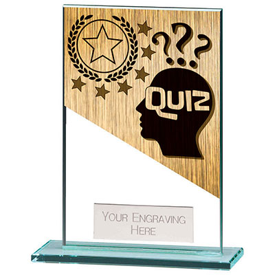 125mm Mustang Glass Quiz Award