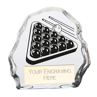 90mm Glass Mystique Snooker Award