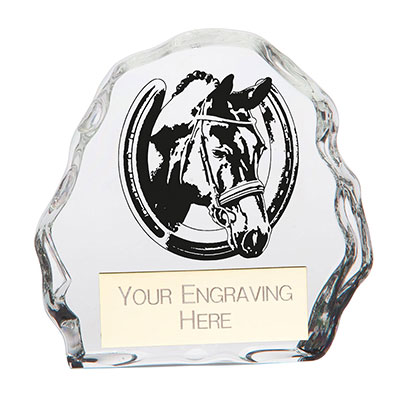 90mm Glass Mystique Equestrian Award