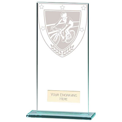 180mm Millenium Glass Cycling Award