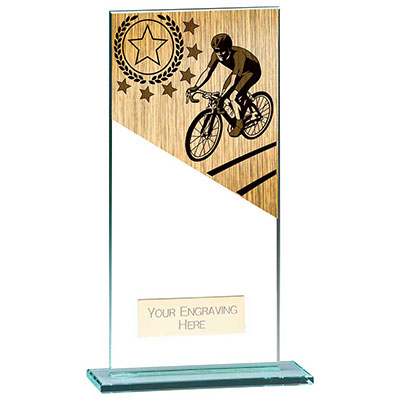 110mm Mustang Glass Cycling Award