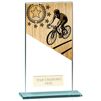 125mm Mustang Glass Cycling Award