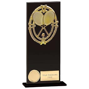 Maverick Fusion Black Glass Tennis Award 200mm