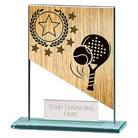 Mustang Jade Glass Padel Award 110mm