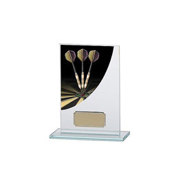 Darts Colour Curve Jade Crystal Award 180mm
