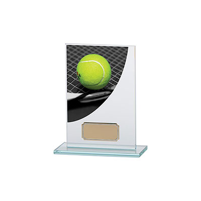 Tennis Colour-Curve Jade Crystal Award 160mm