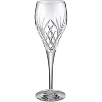 SBCA 9.75in Hand Cut Crystal Tulip Glass