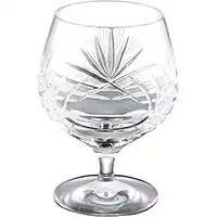 SBCA 5in Hand Cut Crystal Brandy Glass