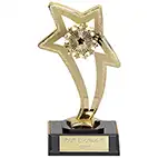 Curve Star Trophy 13cm