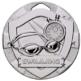 Silver Shield Goggles Swimming Medal 50mm