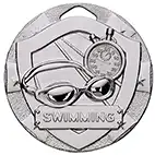 Silver Shield Goggles Swimming Medal 50mm