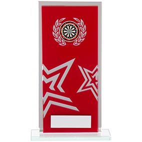 Rectangular Red Silver Star 170mm