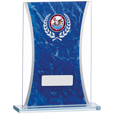 Marble Effect Glass Award 165mm