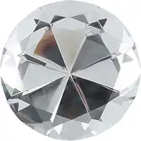 7.75in Clear Optical Crystal Diamond Award