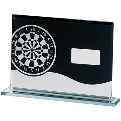 Darts Glass Block Award 140mm