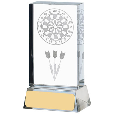 Lasered Glass Darts Award 105mm