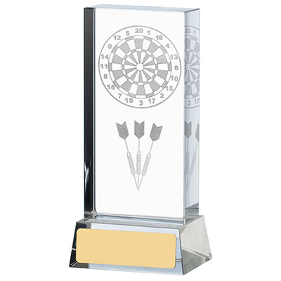 Lasered Glass Darts Award 125mm