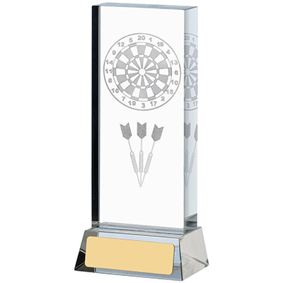 Lasered Glass Darts Award 135mm